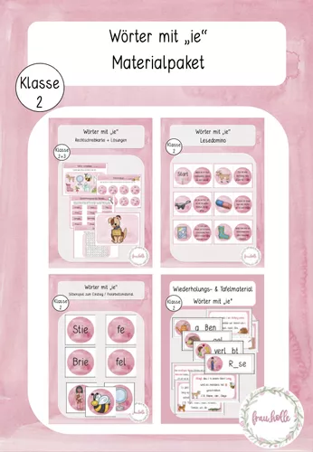 Materialpaket Wörter mit