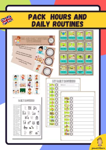 Pack: hours and Daily Routines - material de la siguiente asignatura ...