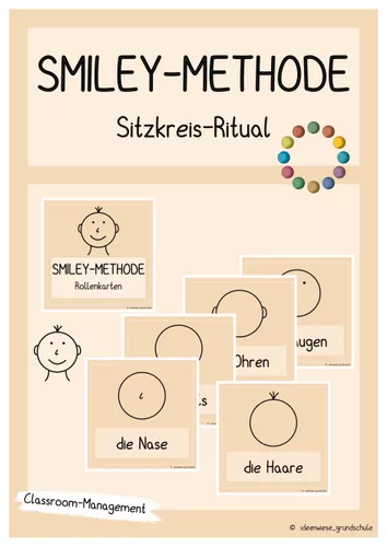 Smiley-Methode Sitzkreis – Unterrichtsmaterial im Fach Fachübergreifendes