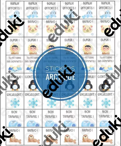 STICKERS ARCTIQUE ️ - Ressource pédagogique pour ton cours de Matériel ...