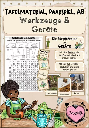 Werkzeuge und Geräte auf dem Bauernhof (Kl. 1/2) – Unterrichtsmaterial ...