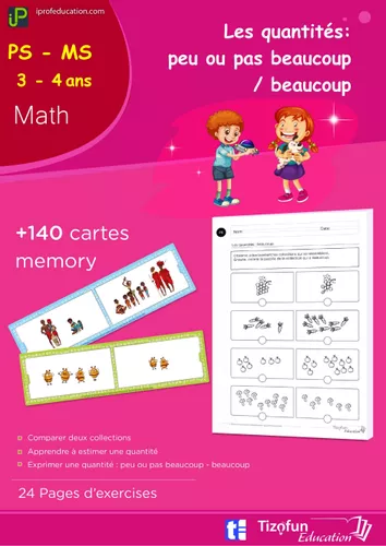 La notion de quantité : peu/beaucoup - Ressource pédagogique pour ton ...