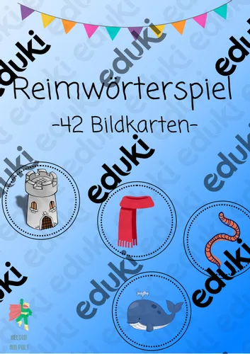 Reimwörter - Spiel - Klasse 1 – Unterrichtsmaterial im Fach Deutsch