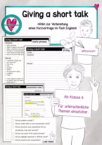 Giving a short talk - useful phrases, presentation notes ...