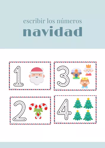 Escribimos los números (navidad) - material de la siguiente asignatura ...