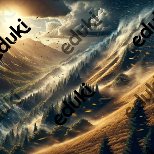 Föhnwind - Video - Arbeitsmaterial – Unterrichtsmaterial im Fach Erdkunde