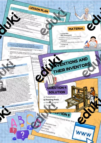 Lesson Plan + Material: Famous Inventions and Inventors ...