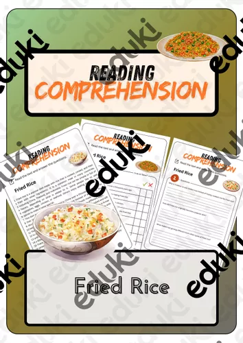Reading Comprehension - Fried Rice + Solutions – Unterrichtsmaterial im ...