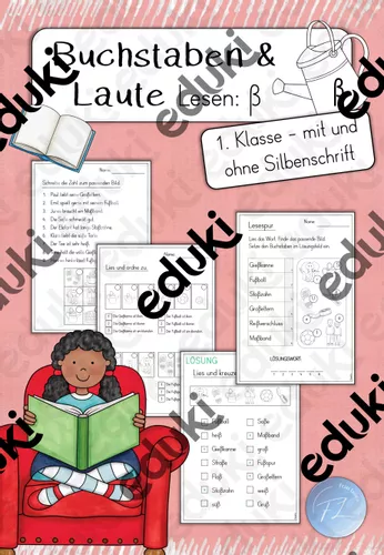 Buchstabe/Laut - ß (1.Klasse) – Unterrichtsmaterial im Fach Deutsch