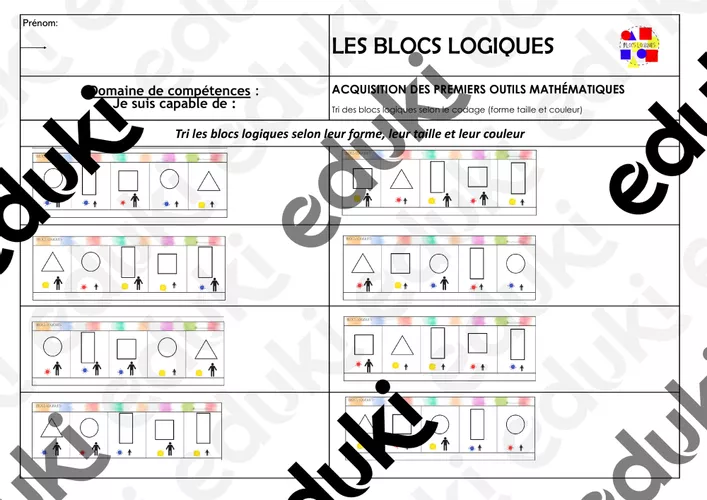 fiche suivi BAC blocs logiques + codage - Ressource pédagogique pour ...