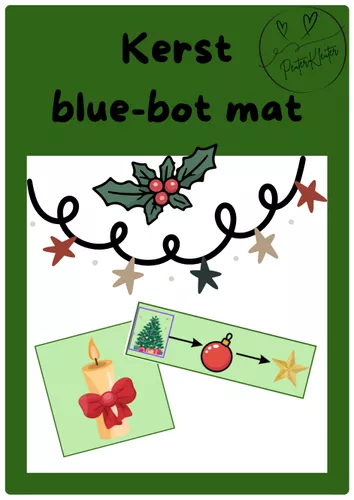 Kerst blue-bot mat - Lesmateriaal in het vak Vakoverschrijdend