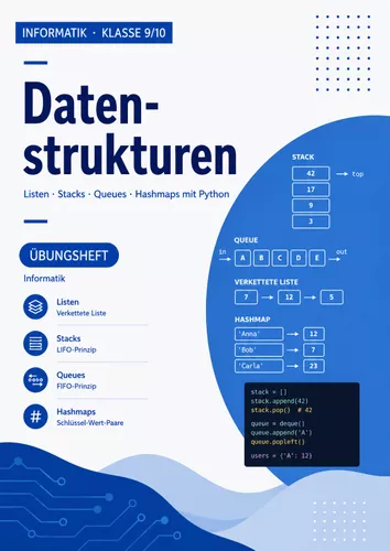 Übungsheft Informatik: Datenstrukturen in Python – Listen, Stacks ...