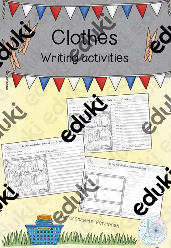 Clothes - Writing activities – Unterrichtsmaterial im Fach Englisch