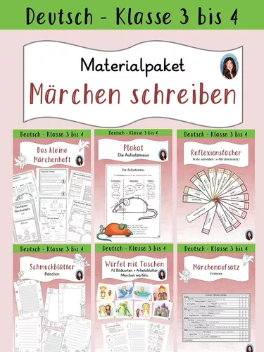 materialpaket marchen schreiben Märchen Schreiben Grundschule Arbeitsblätter
Materialpaket Märchen schreiben – Unterrichtsmaterial in den Fächern