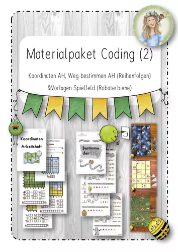 Materialpaket Coding 2 – Unterrichtsmaterial im Fach Digitale Bildung