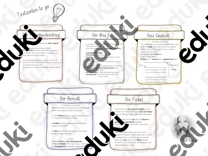 Alle Textsorten Textsorten, Übersicht Textsorten, Merkmale Textsorten ...