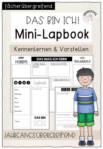 Faltheft: Das bin ich! (Kennenlernen Vorstellen ...