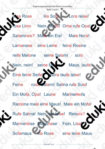 ergaenzungsmaterial zum kieler leseaufbau silbenlesen Kieler Leseaufbau Arbeitsblätter Kostenlos
Ergänzungsmaterial zum Kieler Leseaufbau Silbenlesen