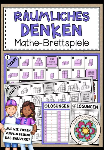 R UMLICHES DENKEN 2 Mathe Brettspiele Unterrichtsmaterial In Den r-umliches-denken-2-mathe-brettspiele-unterrichtsmaterial-in-den