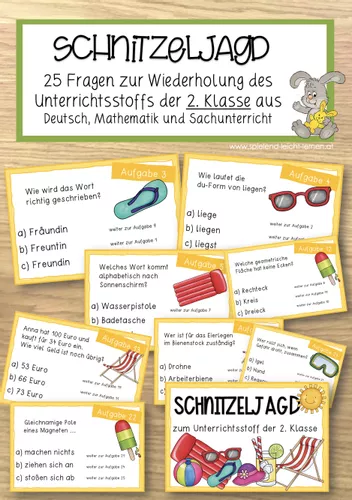 Aufgaben Bei Einer Schnitzeljagd