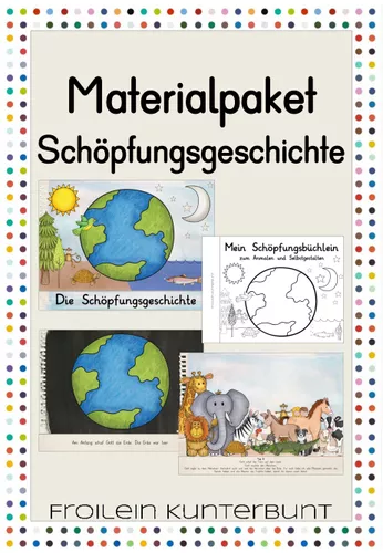 materialpaket schoepfungsgeschichte Schöpfung Unterrichtsmaterial
Materialpaket Schöpfungsgeschichte – Unterrichtsmaterial im Fach Religion
