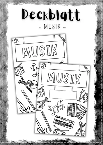 Deckblatt - MUSIK – Unterrichtsmaterial im Fach Musik