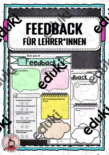 feedback fur lehrer innen Unterrichtsmaterial Für Lehrer
Feedback für Lehrer innen – Unterrichtsmaterial im Fach Fachübergreifendes