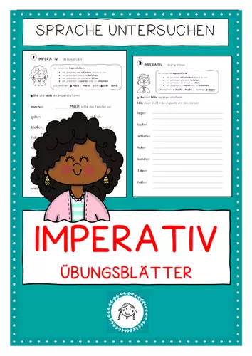 Imperativ. Übungsblätter – Unterrichtsmaterial im Fach Deutsch