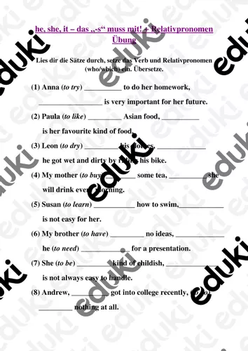 Paket: he she it – Unterrichtsmaterial im Fach Englisch