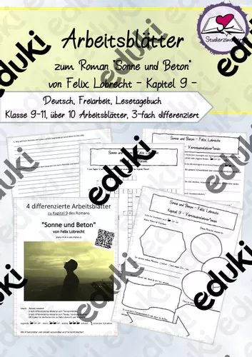 arbeitsblaetter zu sonne und beton felix lobrecht kapitel 9 klasse 9 11 Sonne Und Beton Unterrichtsmaterial
Arbeitsblätter zu „Sonne und Beton Felix Lobrecht Kapitel 9“ Klasse