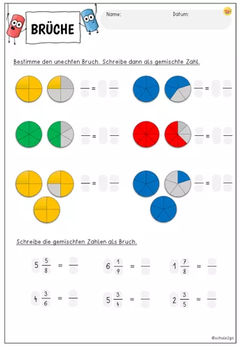 bruche gemischte zahlen mathe arbeitsblatt mit losungen Gemischte Brüche Arbeitsblatt
Brüche Gemischte Zahlen Mathe Arbeitsblatt mit Lösungen
