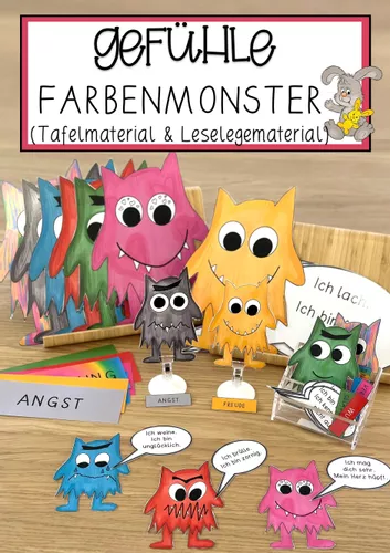 das farbenmonster gefuhle kennen lernen Das Farbenmonster Arbeitsblätter
Das Farbenmonster – Gefühle kennen lernen – Unterrichtsmaterial in den
