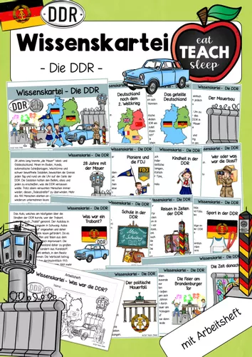 Wissenskartei mit Arbeitsheft - Die DDR – Unterrichtsmaterial in den ...