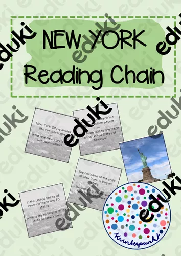 Reading Chain - New York / Lesekette / Lesespiel – Unterrichtsmaterial ...