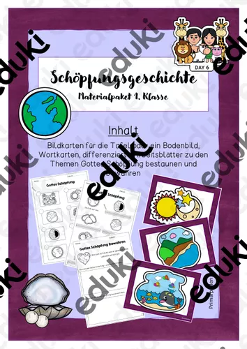 materialpaket schopfung 1 klasse Schöpfung Unterrichtsmaterial
Materialpaket Schöpfung 1 Klasse – Unterrichtsmaterial im Fach Religion