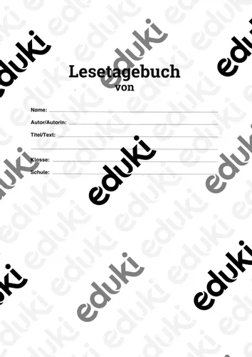 mein lesetagebuch sachbuch eduki Eduki Unterrichtsmaterial
Mein Lesetagebuch Sachbuch Eduki – Unterrichtsmaterial im Fach Deutsch