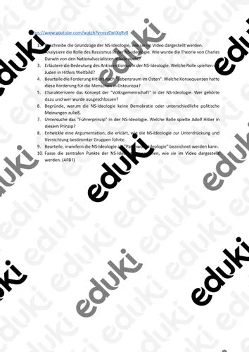 ns ideologie fuhrerkult lebensraum antisemitismus usw video mrwissen2go arbeitsmaterial Ns Ideologie Unterrichtsmaterial
NS Ideologie Führerkult Lebensraum Antisemitismus usw Video