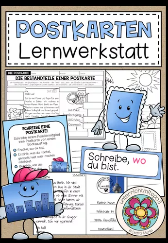 POSTKARTEN Lernwerkstatt Unterrichtsmaterial Im Fach Deutsch postkarten-lernwerkstatt-unterrichtsmaterial-im-fach-deutsch
