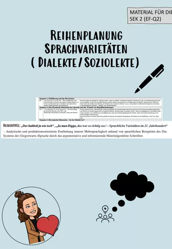 Reihenplanung Sprachvarietäten (Dialekte, Soziolekte ...