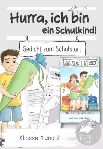 hurra ich bin ein schulkind gedicht zum schulstart Hurra Ich Bin Ein Schulkind Arbeitsblatt
Hurra ich bin ein Schulkind