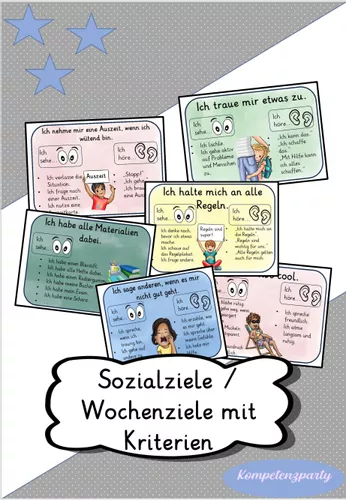 57 Individualziele Wochenziele Mit Indikatoren Sozialtraining ESE 57-individualziele-wochenziele-mit-indikatoren-sozialtraining-ese