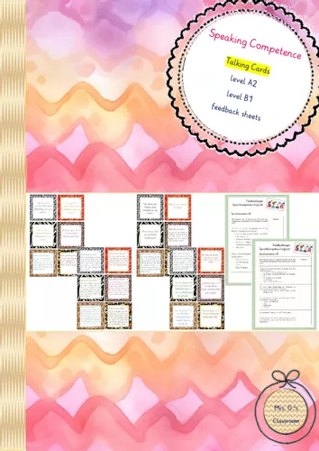 Speaking Competence - talking cards level A2 and B1 ...