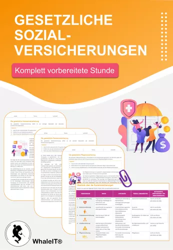gesetzliche sozialversicherungen komplett vorbereitete stunde Sozialversicherungen Unterrichtsmaterial
Gesetzliche Sozialversicherungen Komplett vorbereitete Stunde
