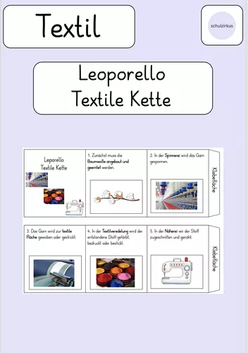 leporello textile kette Textile Kette Unterrichtsmaterial
Leporello Textile Kette – Unterrichtsmaterial in den Fächern
