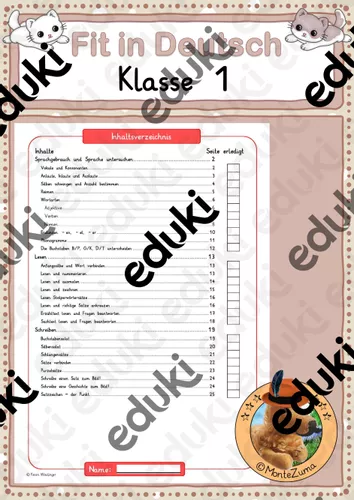 deutsch wiederholungsheft klasse 1 eduki Eduki Unterrichtsmaterial
Deutsch Wiederholungsheft Klasse 1 eduki – Unterrichtsmaterial im