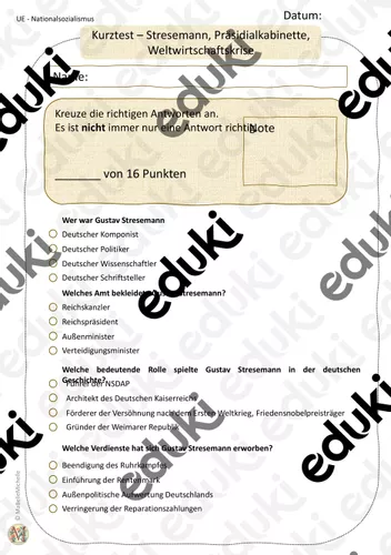 tu weimarer republik stresemann prasidialkabinette Weimarer Republik Unterrichtsmaterial
TÜ Weimarer Republik Stresemann Präsidialkabinette