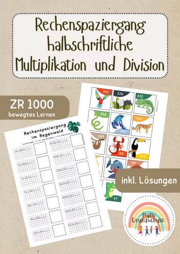 Rechenspaziergang Halbschriftliche Multiplikation Und Division rechenspaziergang-halbschriftliche-multiplikation-und-division