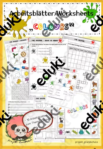 Englisch Colours Colors Arbeitsbl tter Worksheets englisch-colours-colors-arbeitsbl-tter-worksheets