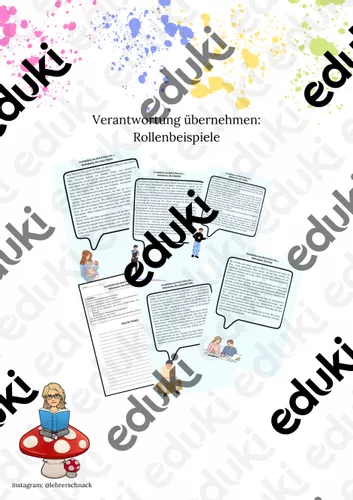 Rollenbeispiele Verantwortung übernehmen – Unterrichtsmaterial im Fach ...