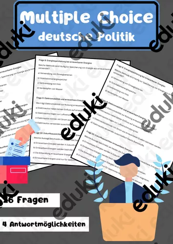 40 multiple choice fragen zum thema deutsche parteien Parteien Unterrichtsmaterial
40 Multiple Choice Fragen zum Thema Deutsche Parteien